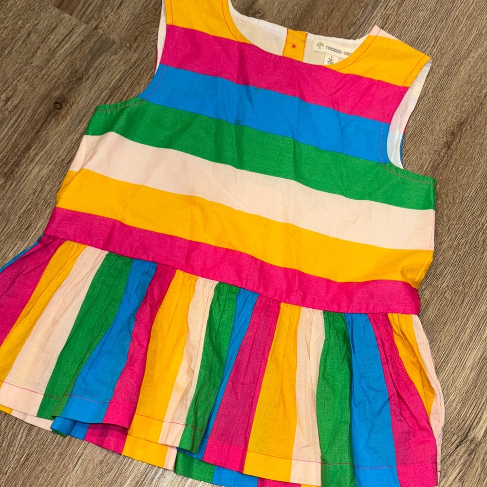Tucker + Tate Multicolor Striped Sleeveless Blouse